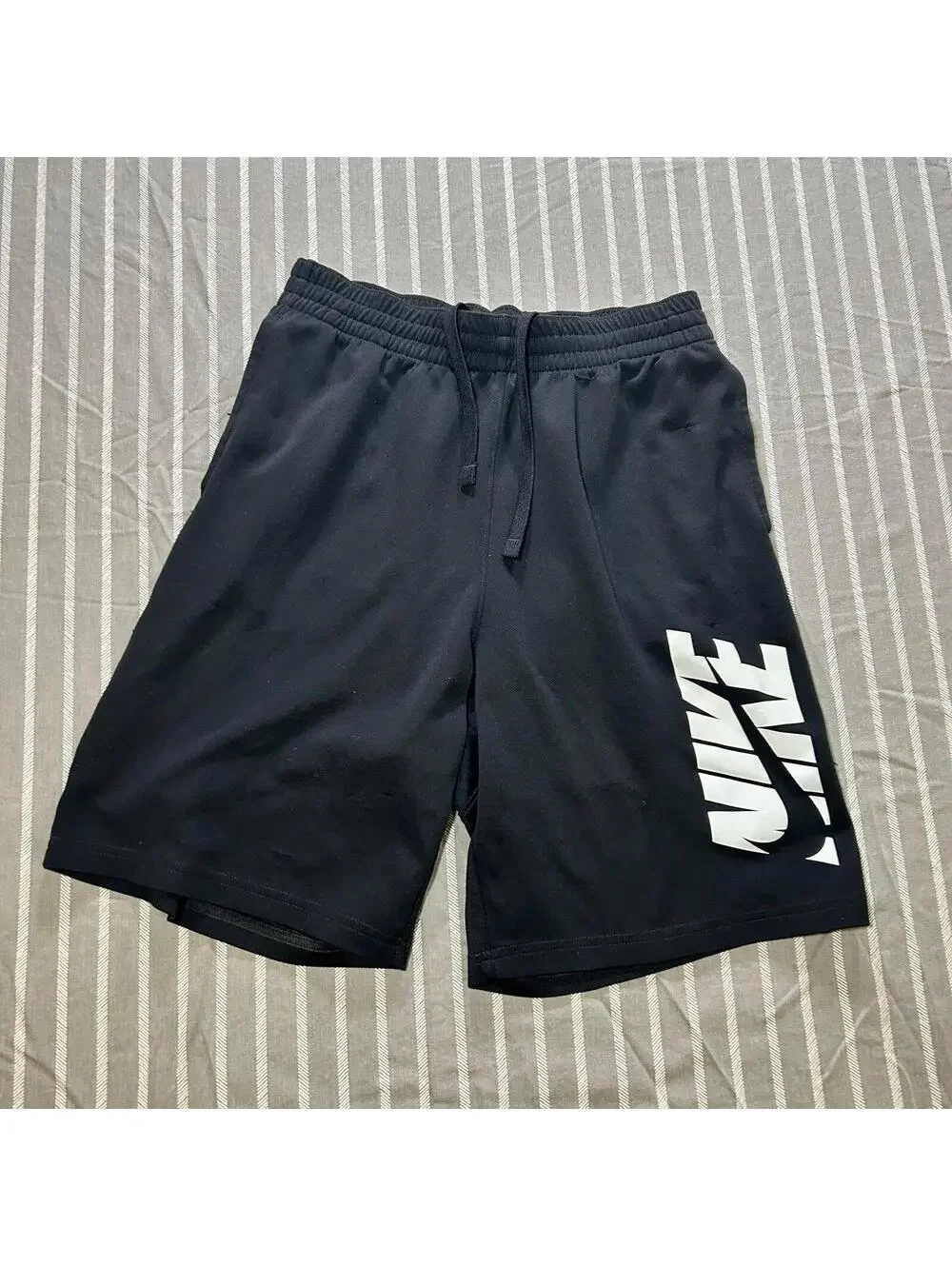Nike Dri-Fit Training Shorts Polyester Youth Boy's Black Size XL
